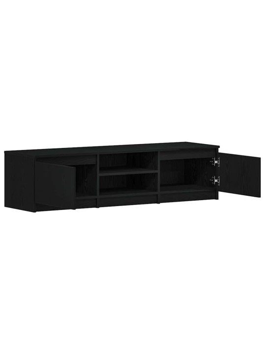 Tv-taso musta tammi 140x40x36 cm tekninen puu