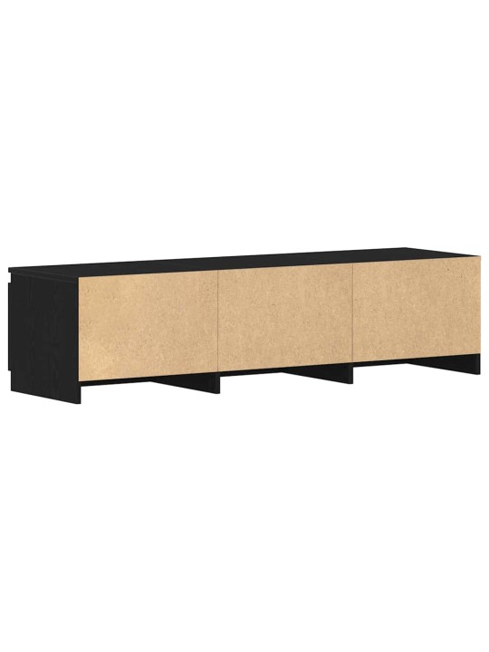 Tv-taso musta tammi 140x40x36 cm tekninen puu