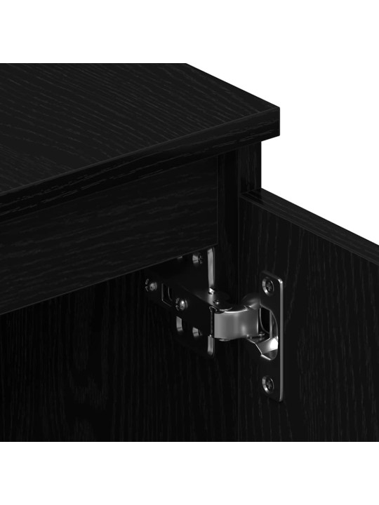 Tv-taso musta tammi 140x40x36 cm tekninen puu