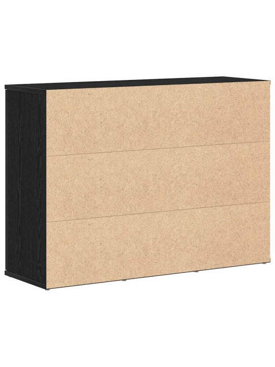 Senkki musta tammi 91x29,5x65 cm tekninen puu