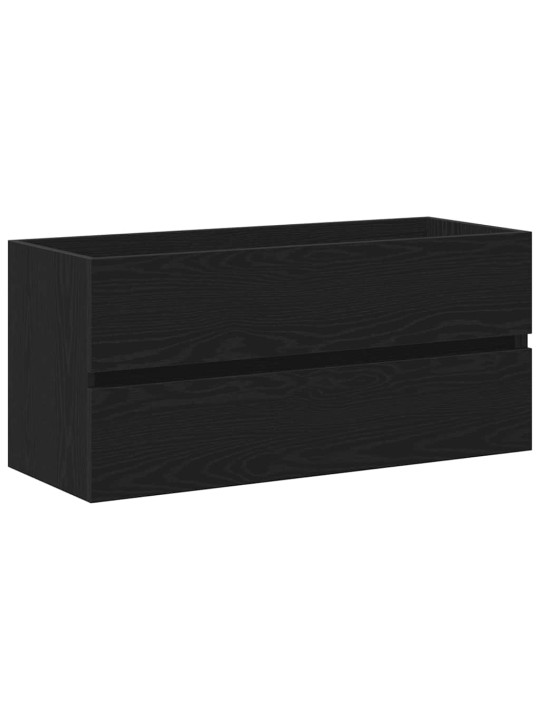 Allaskaappi musta tammi 100x38,5x45 cm tekninen puu