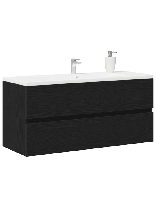 Allaskaappi musta tammi 100x38,5x45 cm tekninen puu