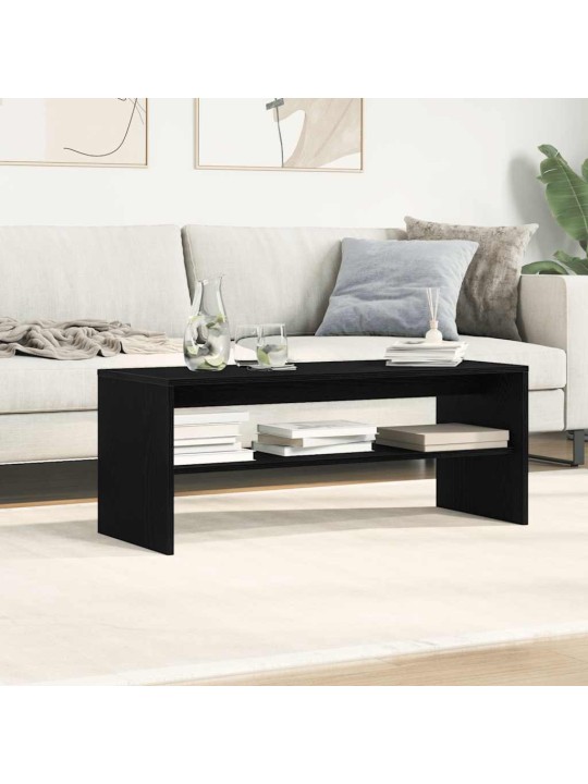 Tv-taso musta 100x40x40 cm lastulevy