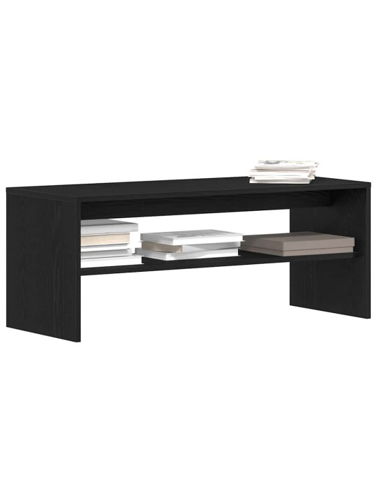 Tv-taso musta 100x40x40 cm lastulevy