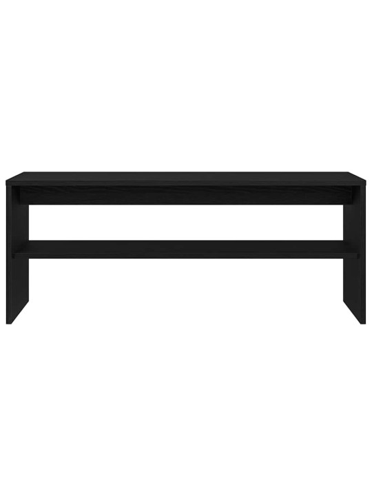 Tv-taso musta 100x40x40 cm lastulevy