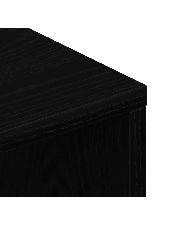 Tv-taso musta 100x40x40 cm lastulevy