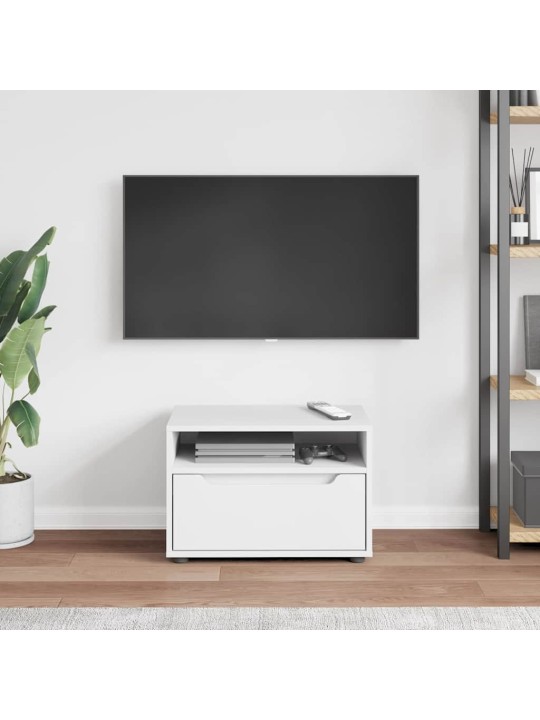 Tv-kaappi visnes valkoinen 60x40x38 cm engineered wood