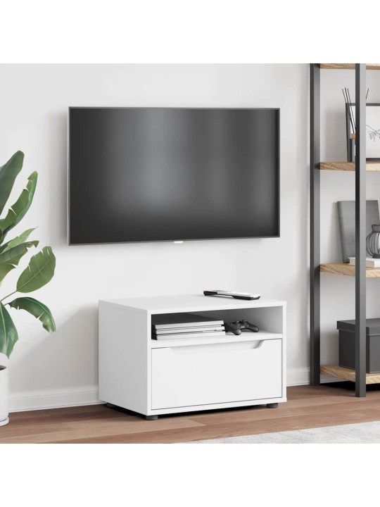 Tv-kaappi visnes valkoinen 60x40x38 cm engineered wood