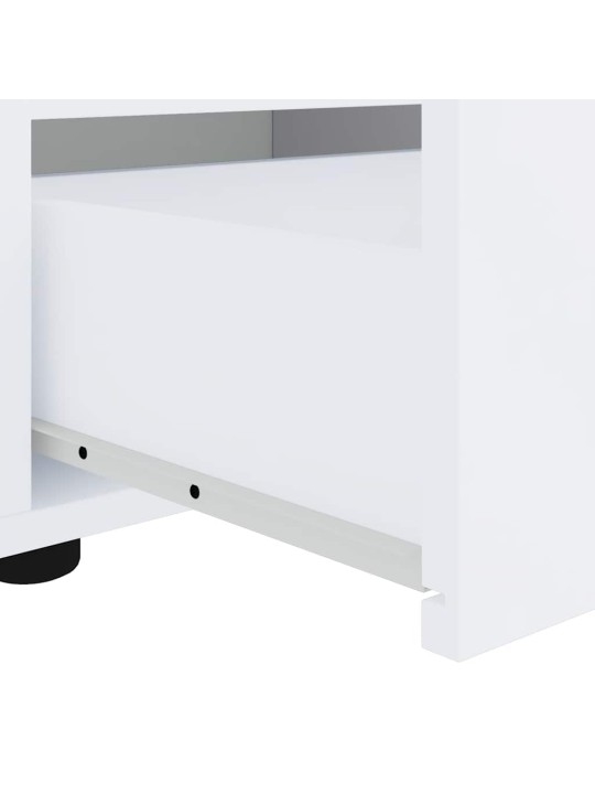 Tv-kaappi visnes valkoinen 60x40x38 cm engineered wood