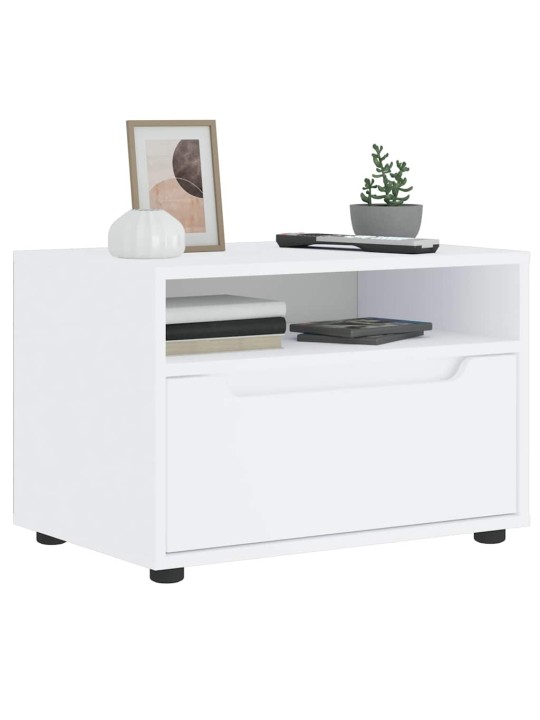 Tv-kaappi visnes valkoinen 60x40x38 cm engineered wood