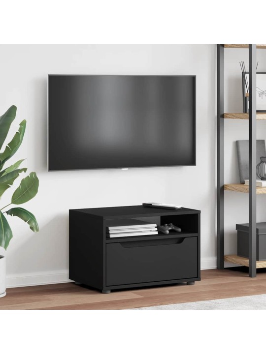 Tv-kaappi visnes musta 60x40x38 cm tekninen puu