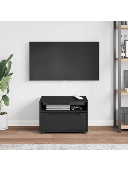 Tv-kaappi visnes musta 60x40x38 cm tekninen puu