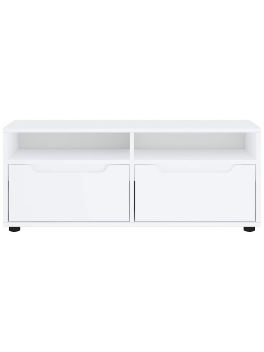 Tv kaappi visnes valkoinen 100x40x38 cm engineered wood