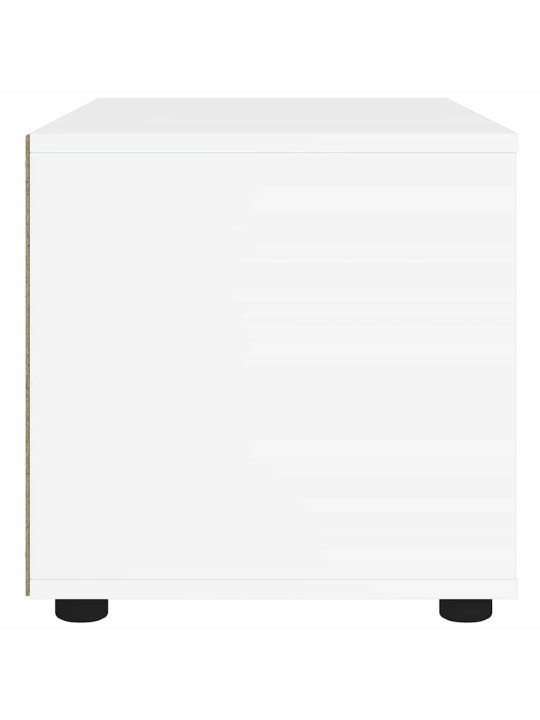 Tv kaappi visnes valkoinen 100x40x38 cm engineered wood