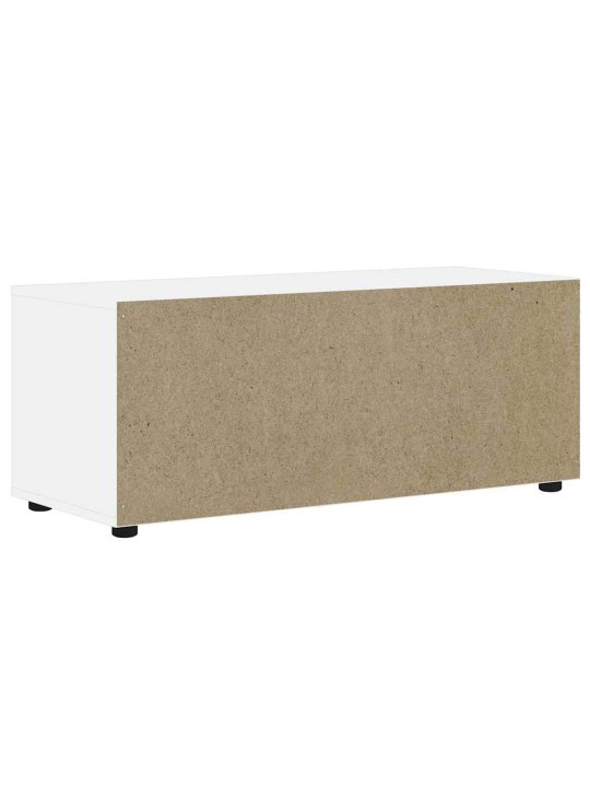 Tv kaappi visnes valkoinen 100x40x38 cm engineered wood