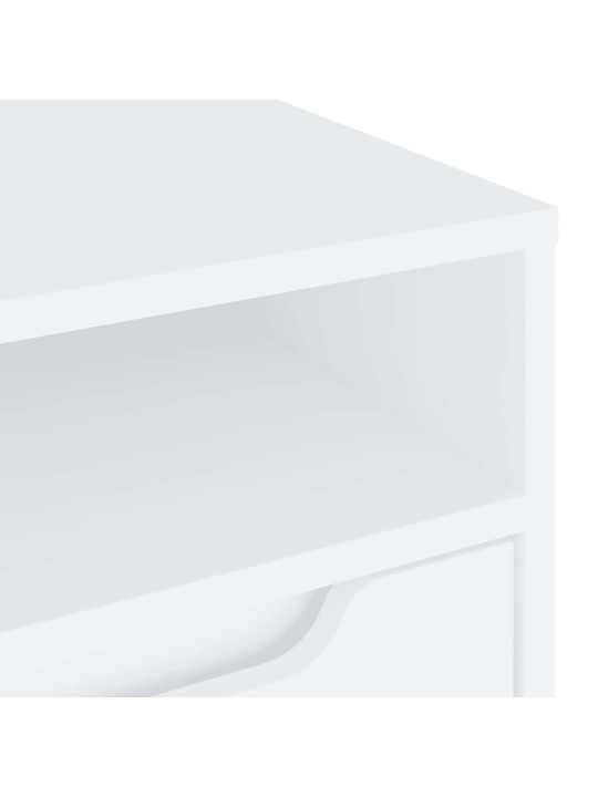 Tv kaappi visnes valkoinen 100x40x38 cm engineered wood