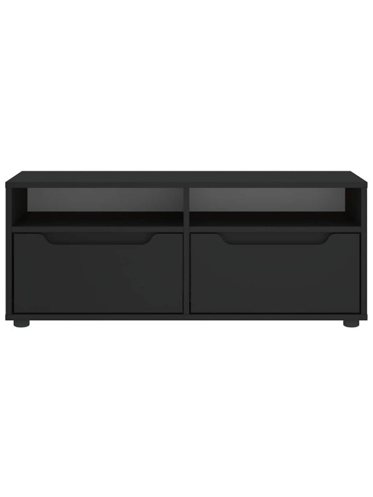 Tv-kaappi visnes musta 100x40x38 cm tekninen puu
