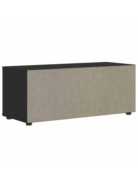 Tv-kaappi visnes musta 100x40x38 cm tekninen puu