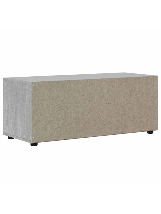 Tv-kaappi visnes betoni harmaa 100x40x38 cm tekninen puu