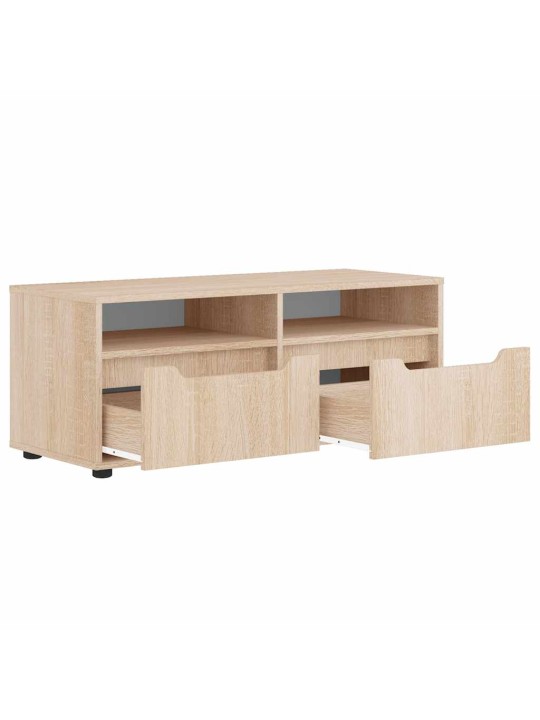 Tv-kaappi visnes sonoma tammi 100x40x38 cm tekninen puu