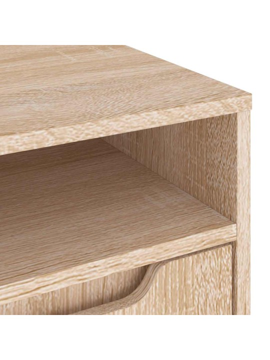 Tv-kaappi visnes sonoma tammi 100x40x38 cm tekninen puu