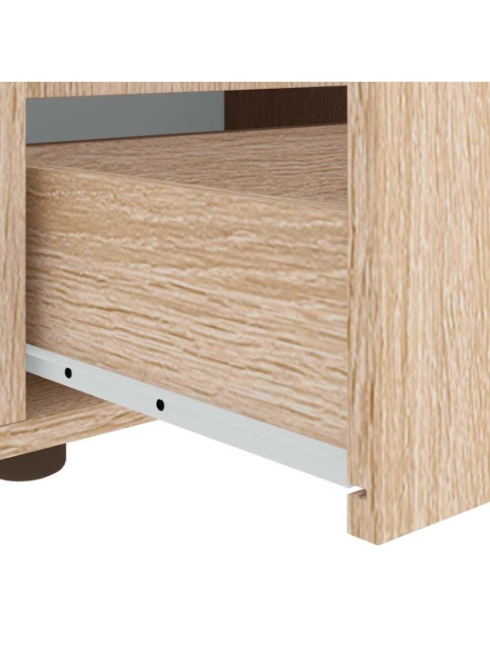 Tv-kaappi visnes sonoma tammi 100x40x38 cm tekninen puu