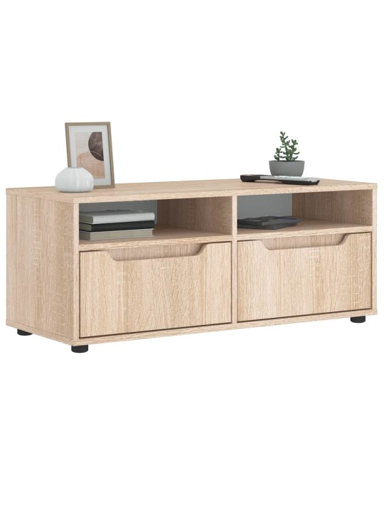 Tv-kaappi visnes sonoma tammi 100x40x38 cm tekninen puu