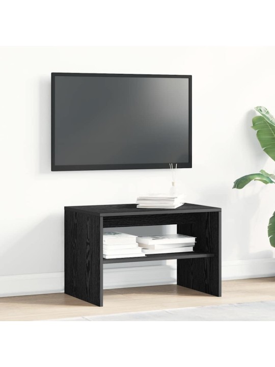 Tv-kaappi musta tammi 60x40x40 cm tekninen puu