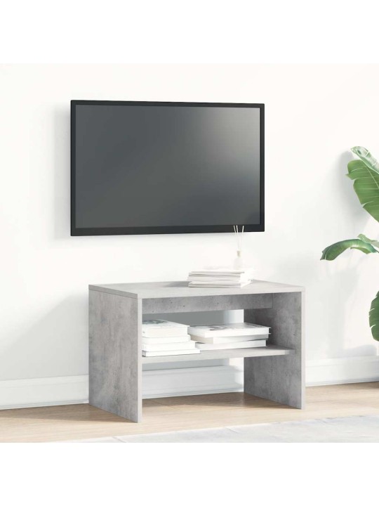 Tv kaappi betonin harmaa 60x40x40 cm engineered wood