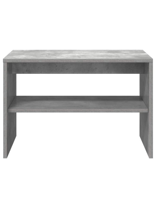 Tv kaappi betonin harmaa 60x40x40 cm engineered wood