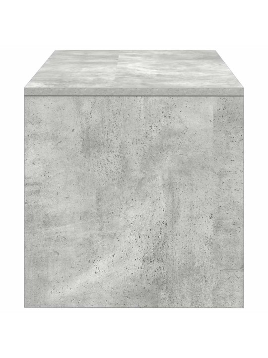 Tv kaappi betonin harmaa 60x40x40 cm engineered wood