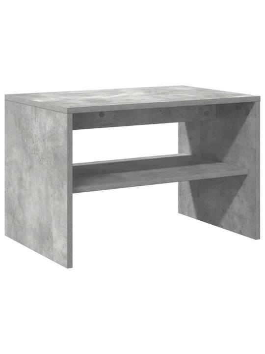 Tv kaappi betonin harmaa 60x40x40 cm engineered wood