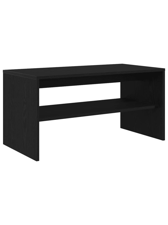 Tv-kaappi musta tammi 80x40x40 cm engineered wood