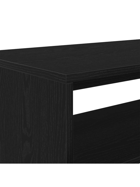 Tv-kaappi musta tammi 80x40x40 cm engineered wood