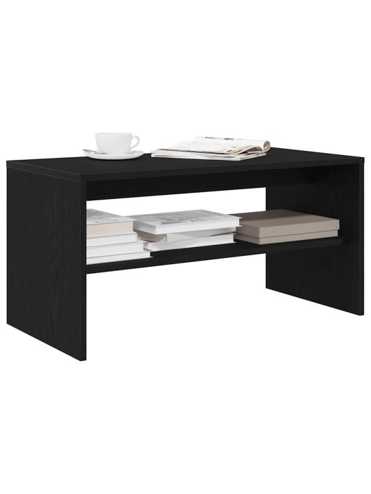 Tv-kaappi musta tammi 80x40x40 cm engineered wood