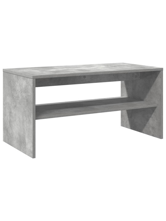 Tv-taso betoninharmaa 80x40x40 cm lastulevy
