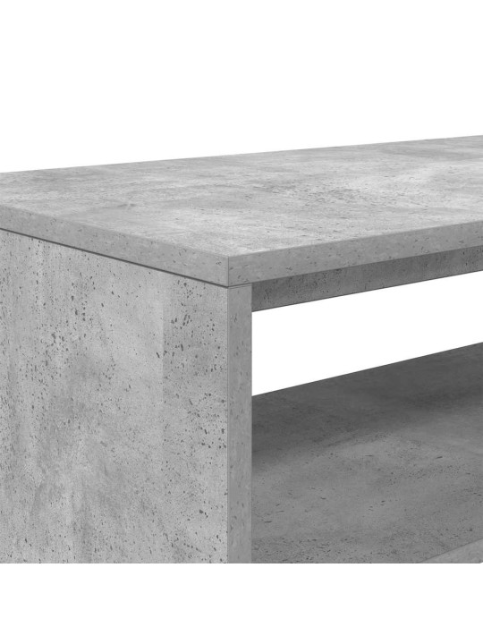 Tv-taso betoninharmaa 80x40x40 cm lastulevy