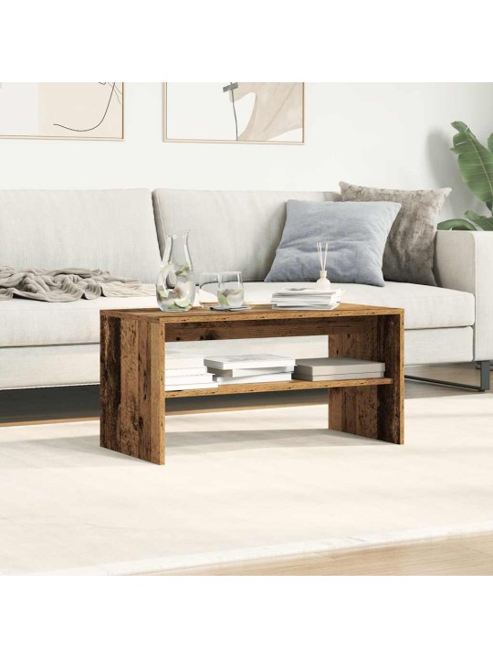 Tv-taso vanhaa puuta 80x40x40 cm lastulevy
