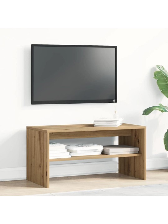 Tv-taso käsityöläinen tammi 80x40x40 cm tekninen puu
