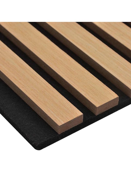 Akustiset seinäpaneelit 2 kpl säle 60,5x60 cm tammiviilu