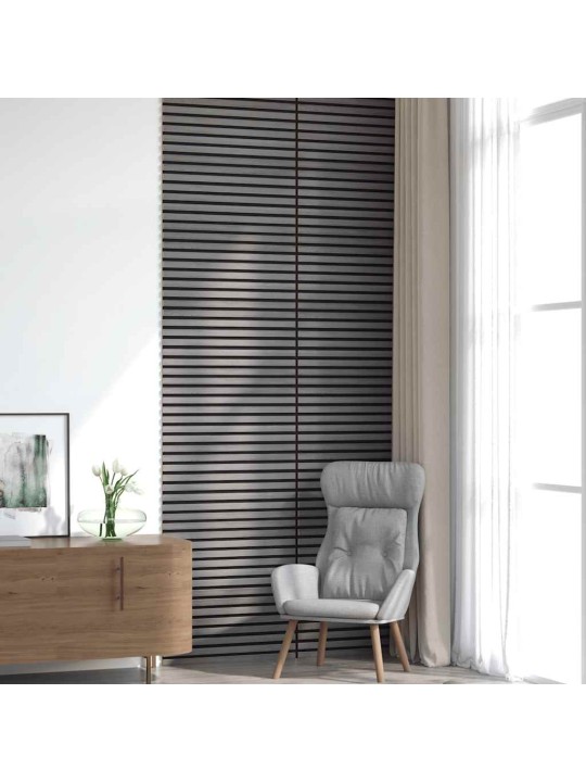 Akustiset seinäpaneelit 8 kpl säle 60,5x60 cm tammiviilu