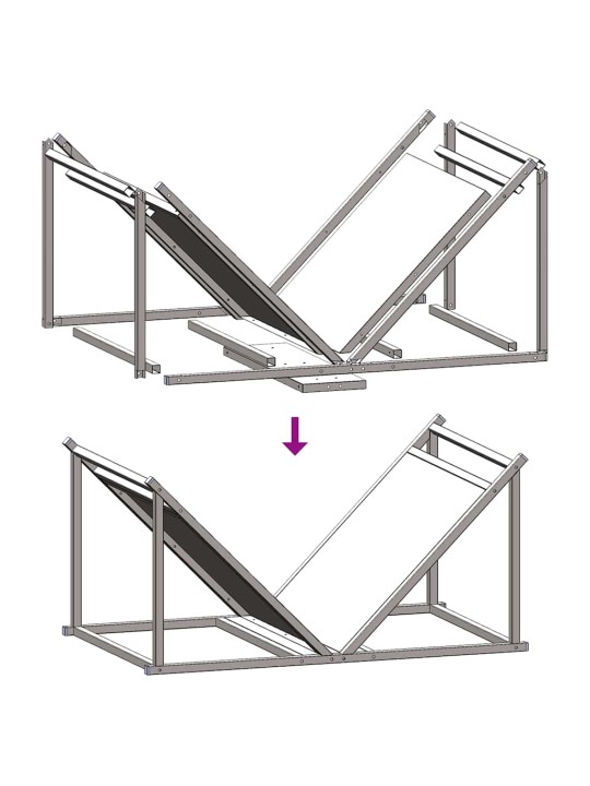 Polttopuuteline antrasiitti 70x43x34,5 cm kylmävalssattu teräs