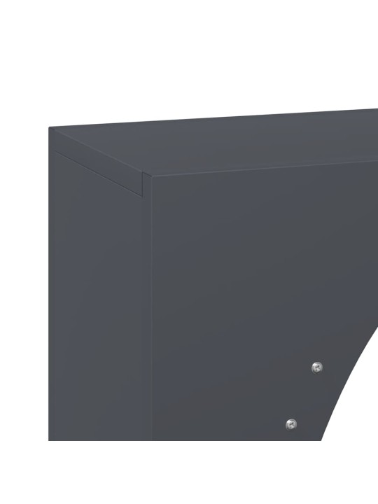Polttopuuteline antrasiitti 50x23x100 cm kylmävalssattu teräs