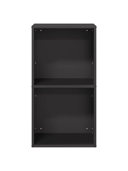 Polttopuuteline musta 40x30x75 cm kylmävalssattu teräs