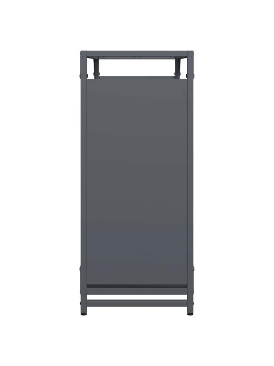 Polttopuuteline antrasiitti 90x28x65 cm kylmävalssattu teräs
