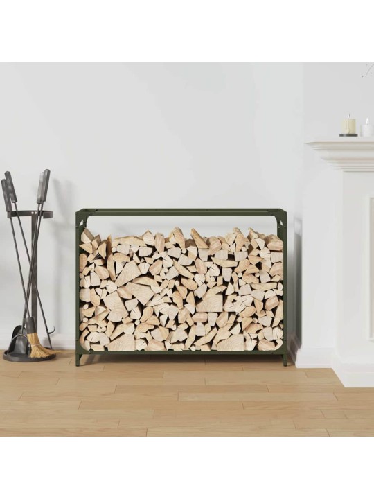 Polttopuuteline 90x28x65 cm kylmävalssattu teräs