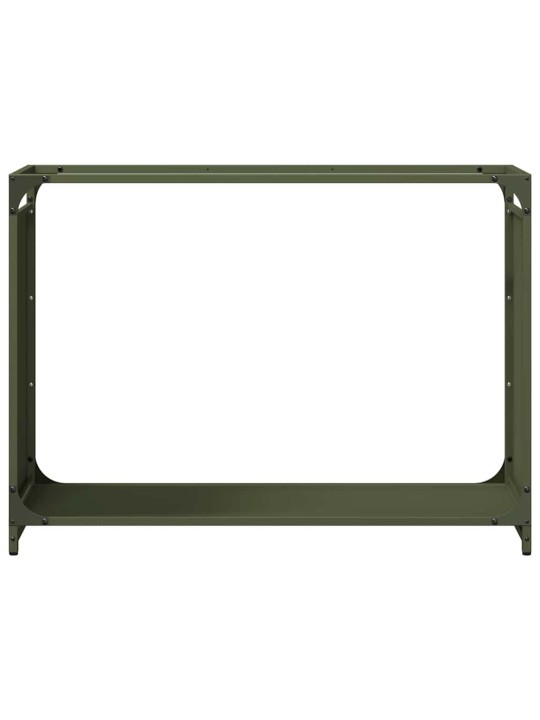 Polttopuuteline 90x28x65 cm kylmävalssattu teräs