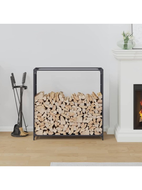 Polttopuut antrasiitti 90x28x90 cm kylmävalssattu teräs