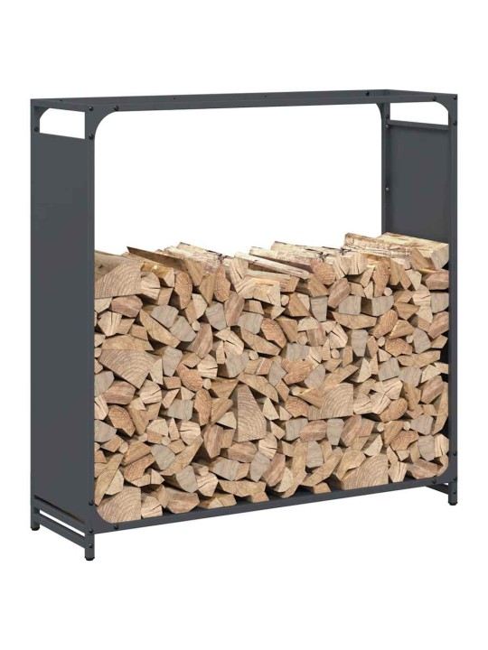 Polttopuut antrasiitti 90x28x90 cm kylmävalssattu teräs