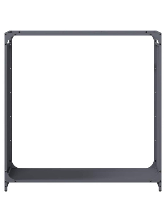 Polttopuut antrasiitti 90x28x90 cm kylmävalssattu teräs